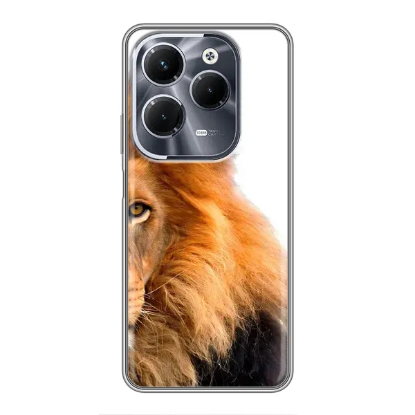 Чохол з принтом «Лев грива» для Infinix Hot 40 Pro