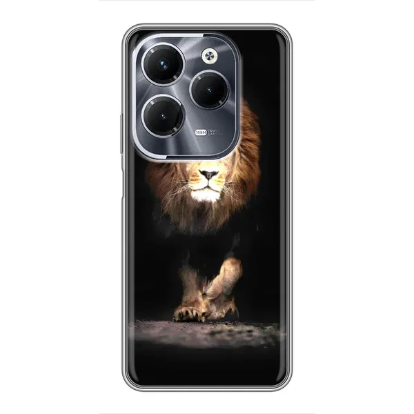Чехол с принтом «Лев» для Infinix Hot 40 Pro Чехол с принтом «Лев» для Infinix Hot 40 Pro