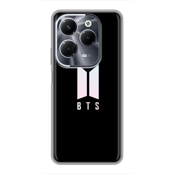Чехол с принтом «Лого BTS» для Infinix Hot 40 Pro Чехол с принтом «Лого BTS» для Infinix Hot 40 Pro