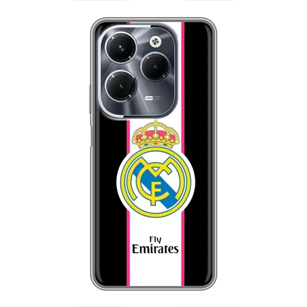 Чохол з принтом «Лого Real Madrid» для Infinix Hot 40 Pro