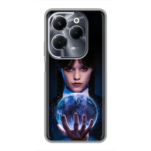 Чохол з принтом «Магічна сфера Венздей» для Infinix Hot 40 Pro