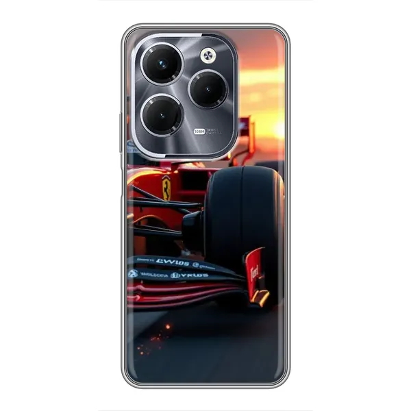 Чохол з принтом «Макларен на заході» для Infinix Hot 40 Pro