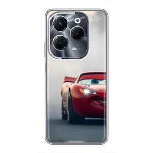 Силиконовый чехол Маквин для Infinix Hot 40 Pro (Скоростной Маквин)