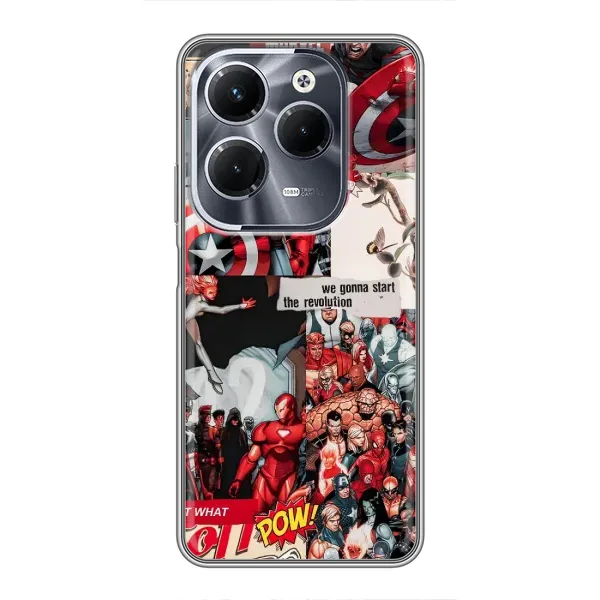 Чехол с принтом «Марвел Комикс» для Infinix Hot 40 Pro Чехол с принтом «Марвел Комикс» для Infinix Hot 40 Pro