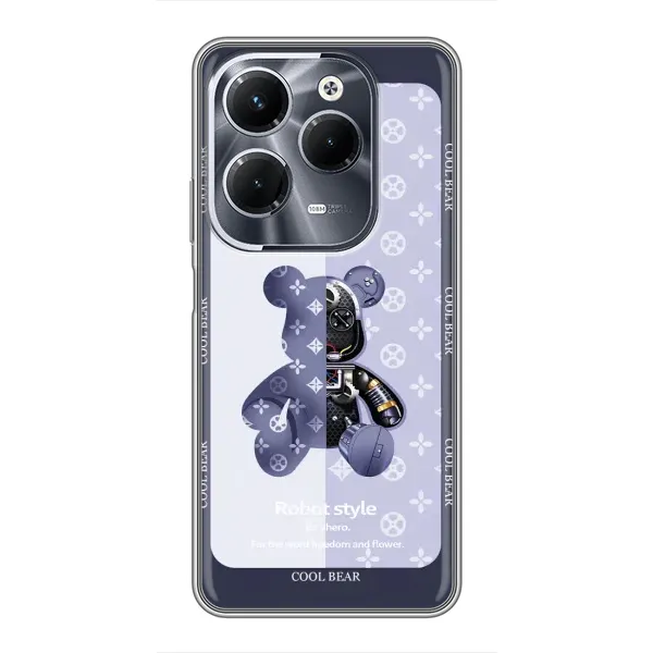 Чехол с принтом «Медвежонок LV» для Infinix Hot 40 Pro Чехол с принтом «Медвежонок LV» для Infinix Hot 40 Pro