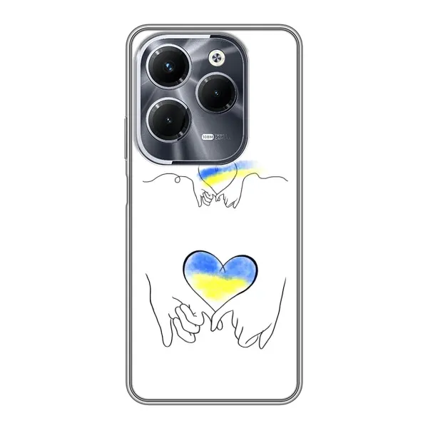 Чехол с принтом «Мир Украине» для Infinix Hot 40 Pro