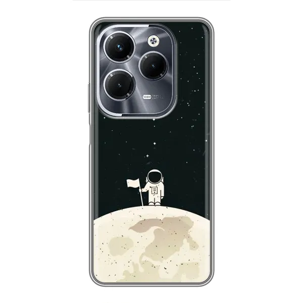 Чехол с принтом «На луне» для Infinix Hot 40 Pro