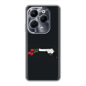 Чехлы (ART) Цветы на Infinix Hot 40 Pro (VPrint) (Неочікувані квіти)