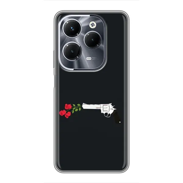 Чехол с принтом «Неожиданные цветы» для Infinix Hot 40 Pro Чехол с принтом «Неожиданные цветы» для Infinix Hot 40 Pro