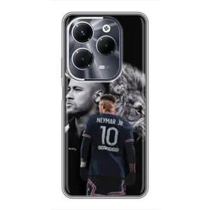 Чехол Неймар для Infinix Hot 40 Pro (AlphaPrint) (Неймар Лев)