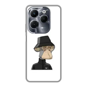 Чехлы с Обезьянами NFT для Infinix Hot 40 Pro (AlphaPrint) (обезьяна NFT Adidas)