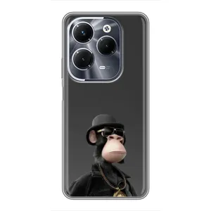 Чехлы с Обезьянами NFT для Infinix Hot 40 Pro (AlphaPrint) (Обезьяна NFT)