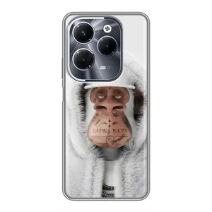 Чехлы с Обезьянами NFT для Infinix Hot 40 Pro (AlphaPrint) (обезьяна NFT в тату)
