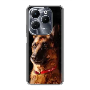 Чехлы с картинками животных Infinix Hot 40 Pro (Овчарка)