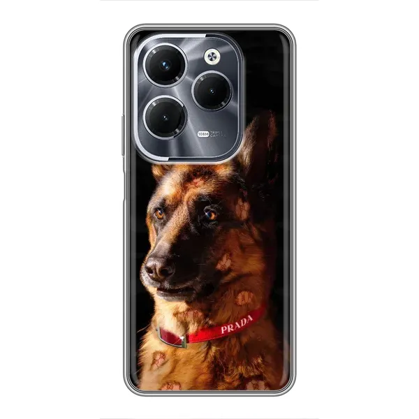 Чохол з принтом «Овчарка» для Infinix Hot 40 Pro