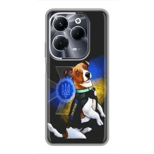 Чехлы с картинкой собаки Патрон для Infinix Hot 40 Pro (AlphaPrint) (Патрон собачка)