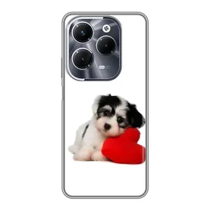 Чехлы с собаками для Infinix Hot 40 Pro (VPrint) (Песик)