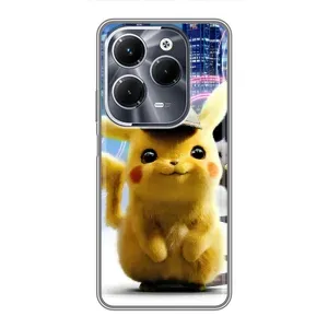 Чохол з Пікачу на Infinix Hot 40 Pro (Пікачу в місті)