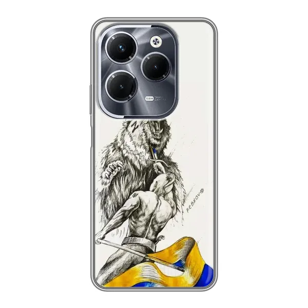 Чехол с принтом «Победа» для Infinix Hot 40 Pro
