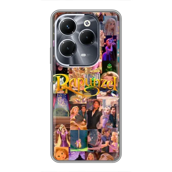 Чохол з принтом «Колаж Рапунцель» для Infinix Hot 40 Pro Чохол з принтом «Колаж Рапунцель» для Infinix Hot 40 Pro