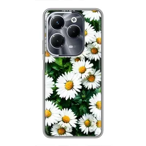Чохол з картинкою (Стильні) Інфінікс Хот 40 Про - (AlphaPrint) (Ромашки)