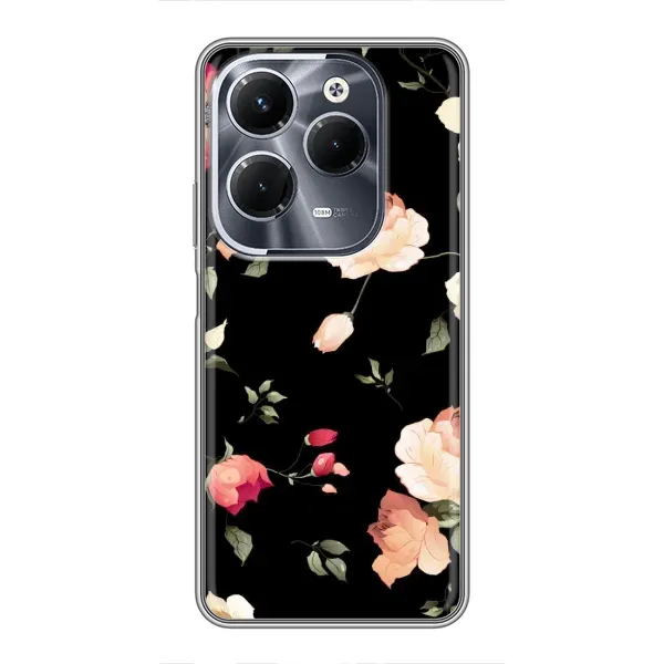 Чохол з принтом «Трояндочки» для Infinix Hot 40 Pro Чохол з принтом «Трояндочки» для Infinix Hot 40 Pro