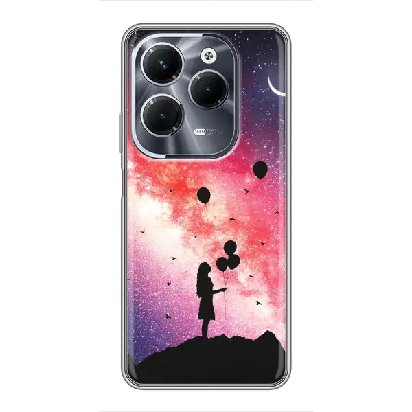 Чехол с принтом «С шариками» для Infinix Hot 40 Pro