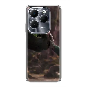Чехол как приручить дракона на Infinix Hot 40 Pro (Сцена с драконом)
