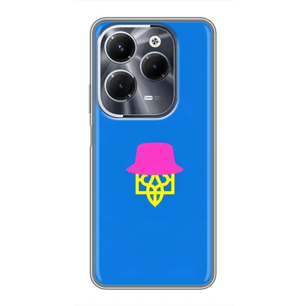 Чехол с принтом «Шапка на гербу» для Infinix Hot 40 Pro