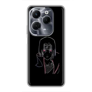 Чохли на тему: Ітачи Учіха для Infinix Hot 40 Pro (AlphaPrint) (силует Ітачі)