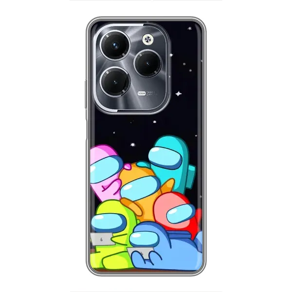 Чохол з принтом «Скіни в космосі» для Infinix Hot 40 Pro