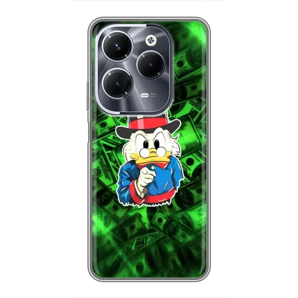 Чохол з принтом «Скрудж МакДак» для Infinix Hot 40 Pro