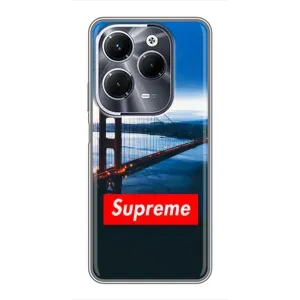 Чеохол для Infinix Hot 40 Pro з картинкою Supreme (AlphaPrint) (Стиль Supreme)