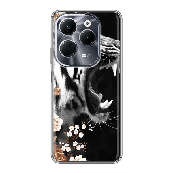 Чохол з принтом «Стильний ТИГР» для Infinix Hot 40 Pro