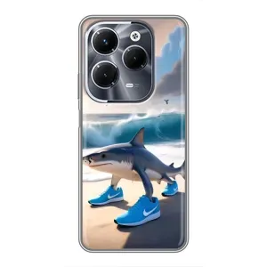 Чехол с мемом Тралалело тралала на Infinix Hot 40 Pro