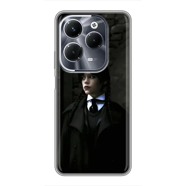 Чохол з принтом «Темний стиль Венздей» для Infinix Hot 40 Pro