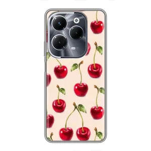 Чехлы с Фруктами для Infinix Hot 40 Pro (VPrint) (Вишня)