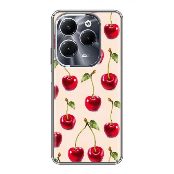 Чехол с принтом «Вишня» для Infinix Hot 40 Pro Чехол с принтом «Вишня» для Infinix Hot 40 Pro