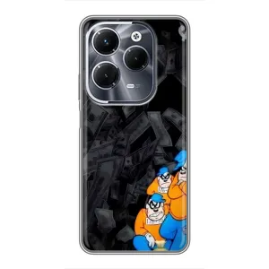 Чехлы с крутыми принтами для Infinix Hot 40 Pro - (PREMIUMPrint) (Воры)