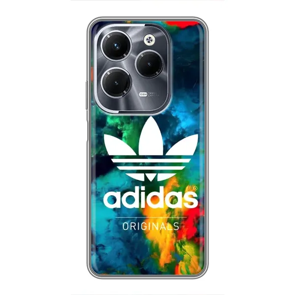Чехол с принтом «Яркий Адидас» для Infinix Hot 40 Pro