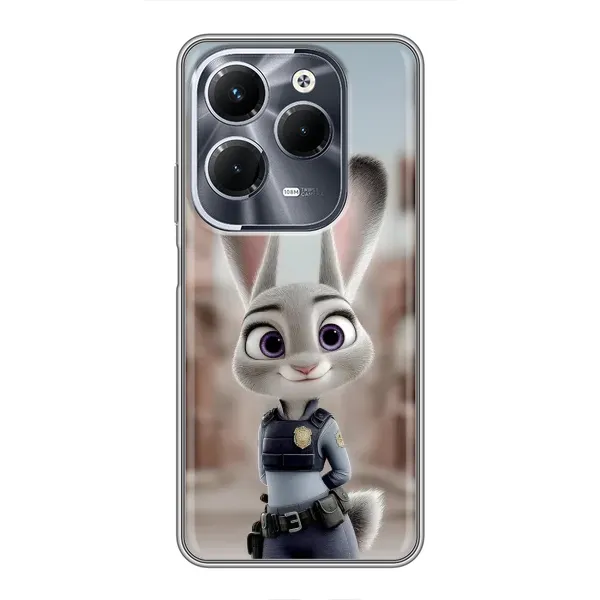 Чохол з принтом «Офіцер Джуді Гопс» для Infinix Hot 40 Pro