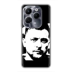 Чохол для Infinix Hot 40 Pro (AlphaPrint - с принтом Зеленського) (Зеленский АРТ)