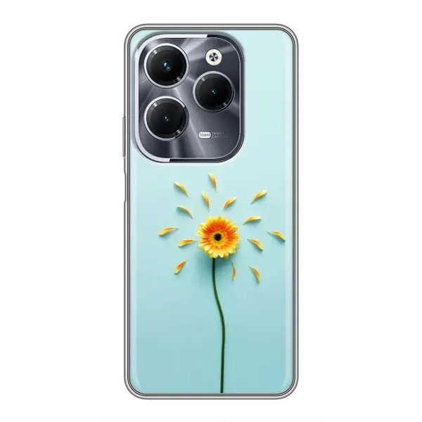 Чохол з принтом «Жовта квітка» для Infinix Hot 40 Pro Чохол з принтом «Жовта квітка» для Infinix Hot 40 Pro