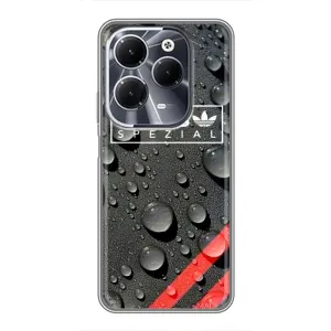 Чохли Адидас для Infinix Hot 40 (AlphaPrint) (Адидас прінт)