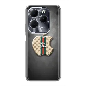 Чехлы ГУЧЧИ для Инфиникс ХОТ 40 (AlphaPrint) (Apple gucci)