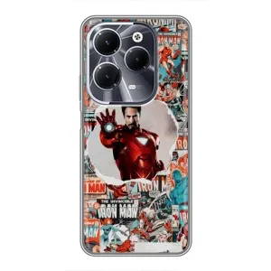 Чехлы с героями Марвел Infinix Hot 40 (VPrint)