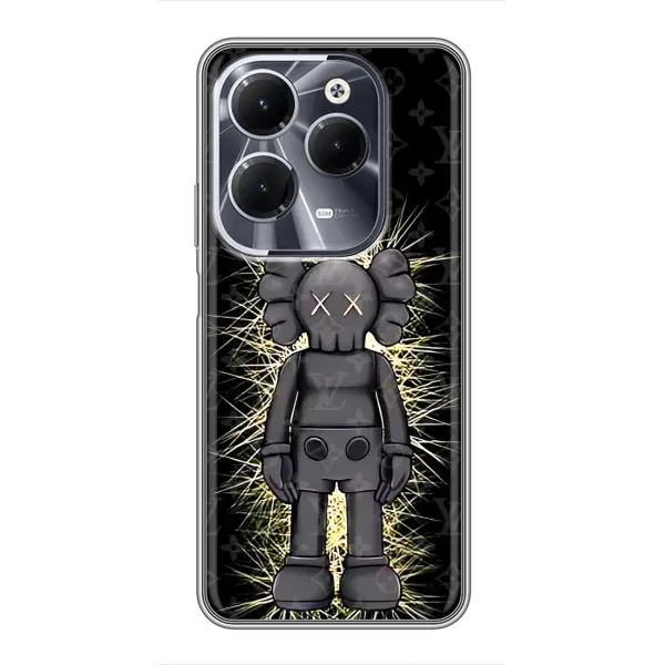 Чехол с принтом «Bearbrick LV» для Infinix Hot 40