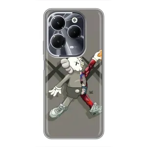 Чехлы для Infinix Hot 40 - Bearbrick Louis Vuitton (PREMIUMPrint) (Беарбрик Джордан)