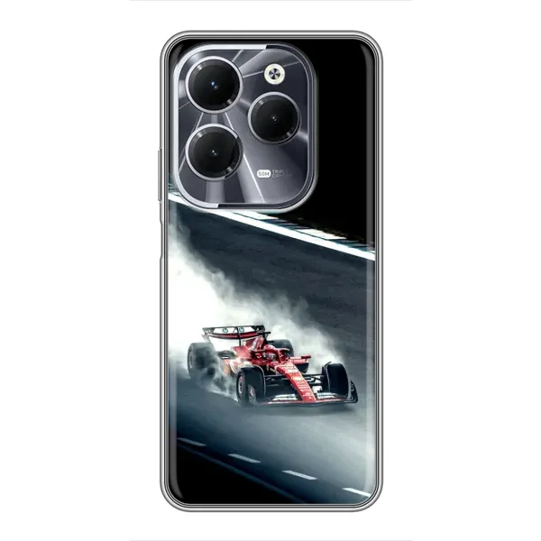 Чехол с принтом «Болид гоночный» для Infinix Hot 40
