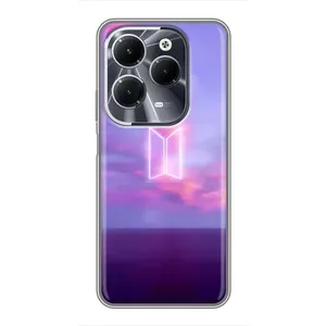 Чехол с принтом «BTS логотип» для Infinix Hot 40